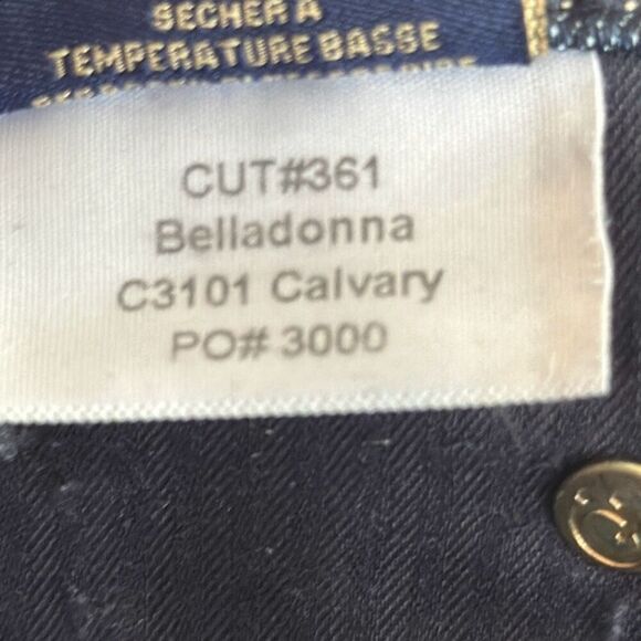 Fidelity Denim Belladonna Jeans Womens 32 Mid Rise Dark Wash Denim Jason Trotzuk - Picture 10 of 12